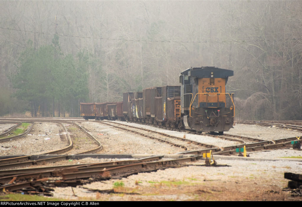 Lone Train In The Yard